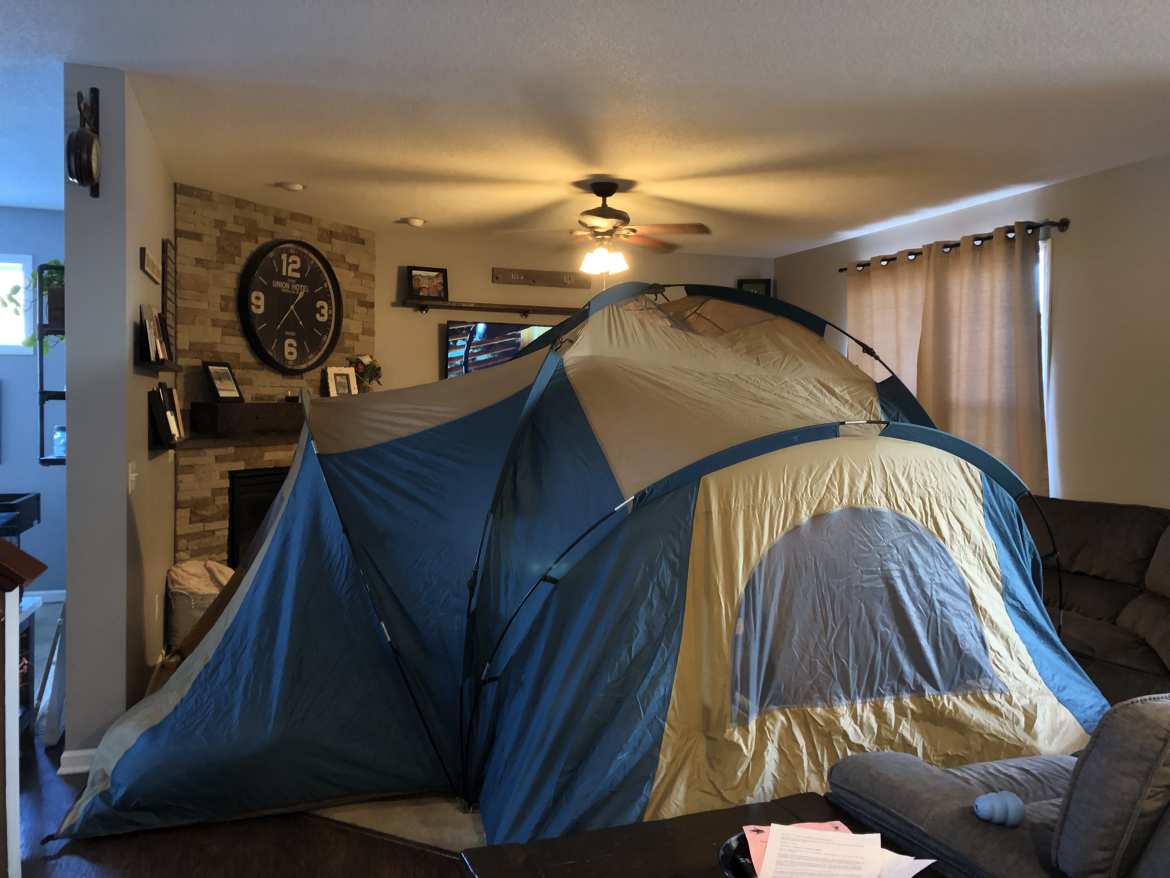 Indoor Camp Out